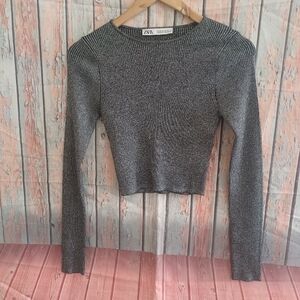 Zara Women's Gray Sweater